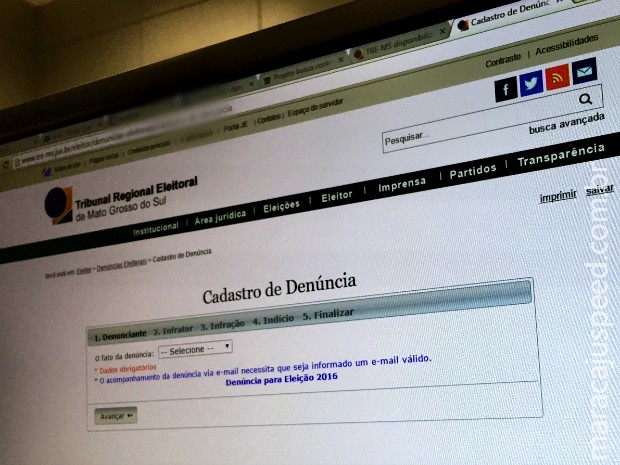 Tribunal Regional Eleitoral cria canal de denúncias contra crimes em MS