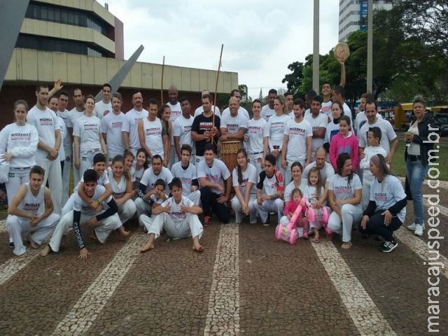Capoeiristas de Maracaju estavam presentes no 9º Muzenza Axé
