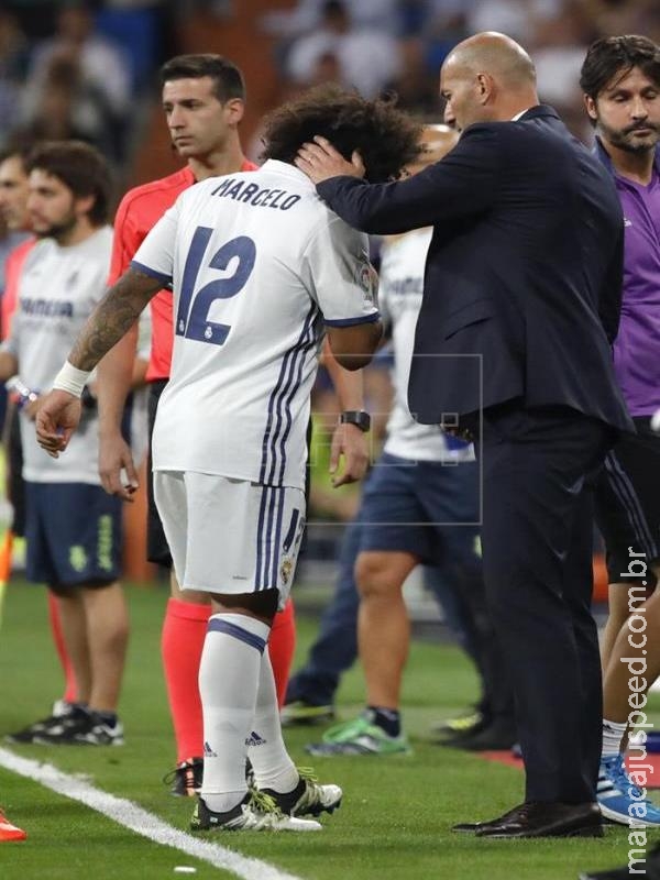 Real Madrid divulga que Marcelo sofreu lesão muscular na panturrilha direita Real Madrid divulga que Marcelo sofreu lesão muscular na panturrilha direita