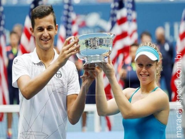Siegemund e Pavic batem americanos e são campeões de duplas mistas no US Open Siegemund e Pavic batem americanos e são campeões de duplas mistas no US Open