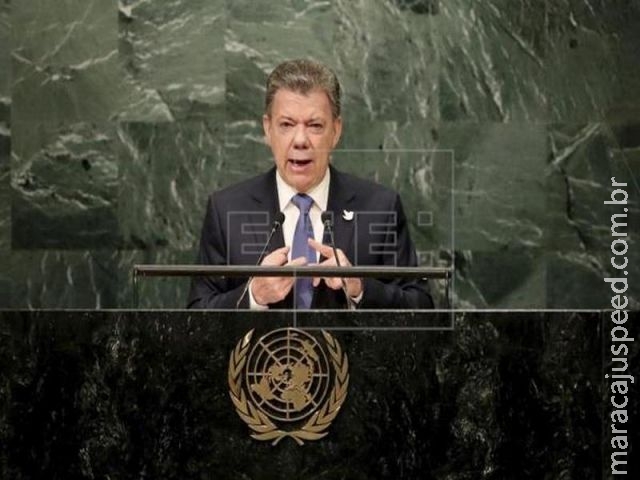 " A guerra na Colômbia terminou ", diz Santos na ONU " A guerra na Colômbia terminou ", diz Santos na ONU