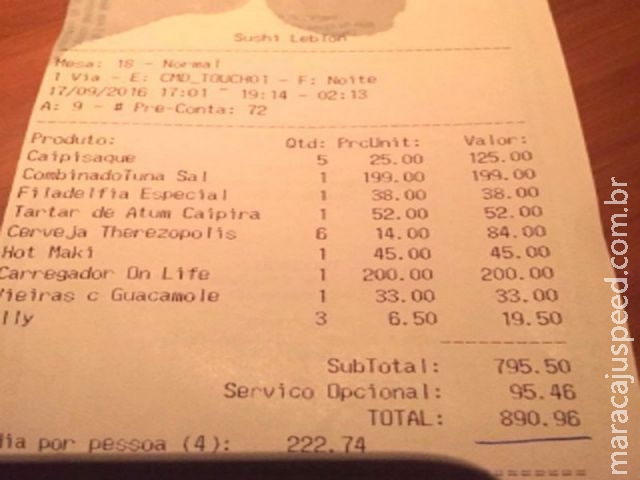 Restaurante no Rio cobra R$ 200 pelo uso de carregador portátil de celular