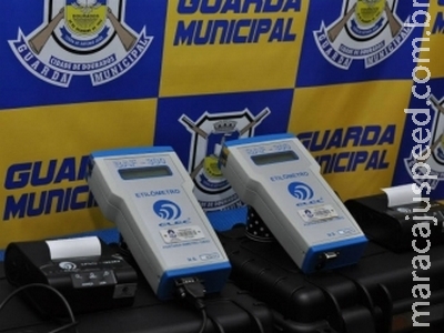 Guarda Municipal de Dourados agora tem bafômetro para flagrar infração Guarda Municipal de Dourados agora tem bafômetro para flagrar infração