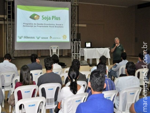 Conhecimentos técnicos para gestão de propriedades, foi tema da palestra do Programa Soja Plus para os produtores de Maracaju