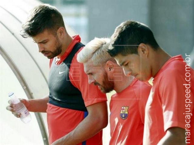 Filhos de Messi, Suárez e Piqué começam a treinar em projeto piloto do Barça Filhos de Messi, Suárez e Piqué começam a treinar em projeto piloto do Barça
