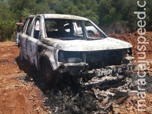 Perícia confirma que carro queimado achado na fronteira é de Alceu Bueno Perícia confirma que carro queimado achado na fronteira é de Alceu Bueno
