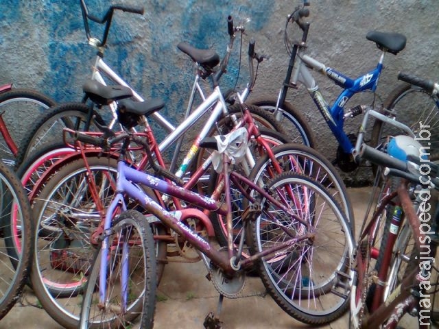Maracaju: Bicicletas recuperadas pela Polícia Militar que não forem retiradas pelos donos serão doadas para a Assistência Social