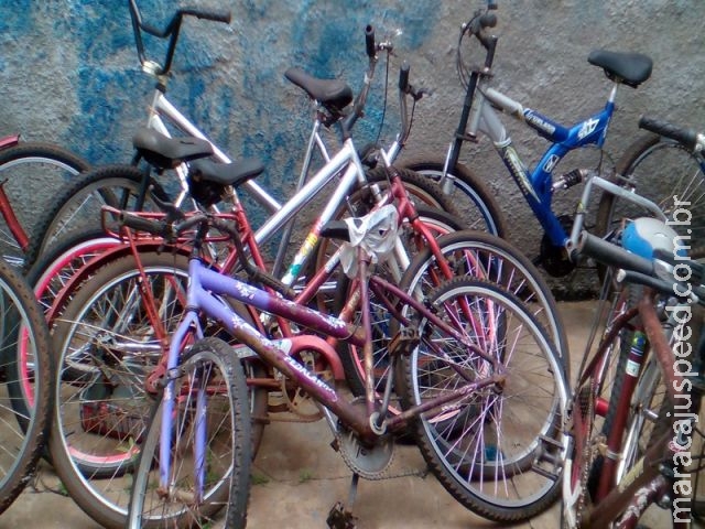 Maracaju: Bicicletas recuperadas pela Polícia Militar que não forem retiradas pelos donos serão doadas para a Assistência Social Maracaju: Bicicletas recuperadas pela Polícia Militar que não forem retiradas pelos donos serão doadas para a Assistência Social