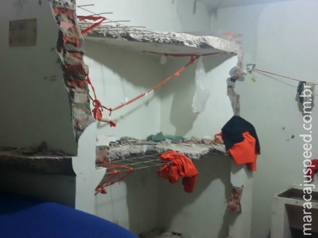 Presos em MS são transferidos após destruírem celas recém-construídas