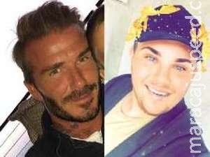 Britânico gasta mais de R$80 mil para ficar " parecido " com Beckham Britânico gasta mais de R$80 mil para ficar " parecido " com Beckham