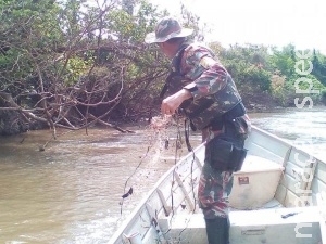 Polícia ambiental autua 28 pessoas e triplica valor de multas em operação Polícia ambiental autua 28 pessoas e triplica valor de multas em operação