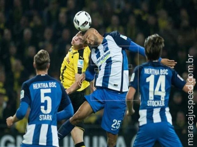 Hertha segura Dortmund fora de casa e mantém vice-liderança do Alemão Hertha segura Dortmund fora de casa e mantém vice-liderança do Alemão