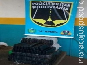 PRE apreende carregamento de 125 kg de maconha escondido em pó de café PRE apreende carregamento de 125 kg de maconha escondido em pó de café