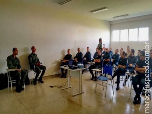 Maracaju: Policiais Militares da 2ª CIPM recebem o curso RISC ministrado pelo BOPE Maracaju: Policiais Militares da 2ª CIPM recebem o curso RISC ministrado pelo BOPE