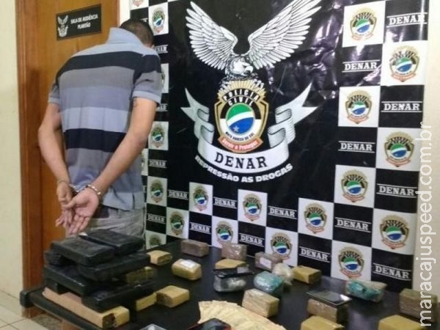 Preso homem suspeito de comandar " disque entrega " de drogas na Máxima Preso homem suspeito de comandar " disque entrega " de drogas na Máxima
