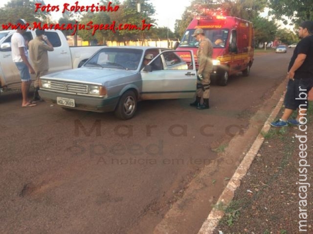 Maracaju: Condutor de veículo aparentemente embriagado atropela casal de pedestre e tenta empreender fuga