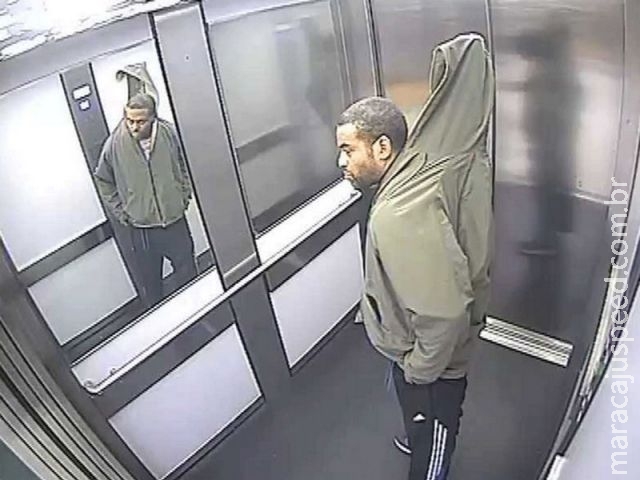 Ladrão rouba persiana enorme e esconde por baixo da roupa na Inglaterra Ladrão rouba persiana enorme e esconde por baixo da roupa na Inglaterra