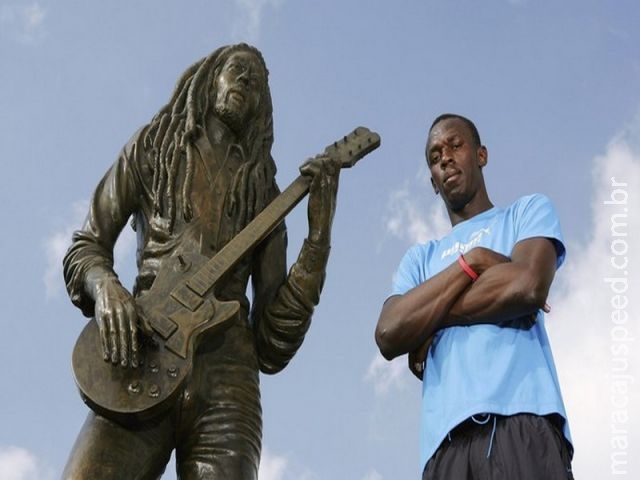 Bolt será imortalizado com estátua ao lado da de Bob Marley na Jamaica Bolt será imortalizado com estátua ao lado da de Bob Marley na Jamaica