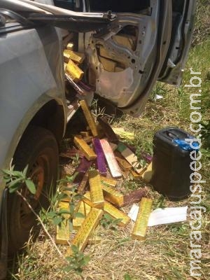 Quadrilha é presa com armas e 1,5 tonelada de maconha