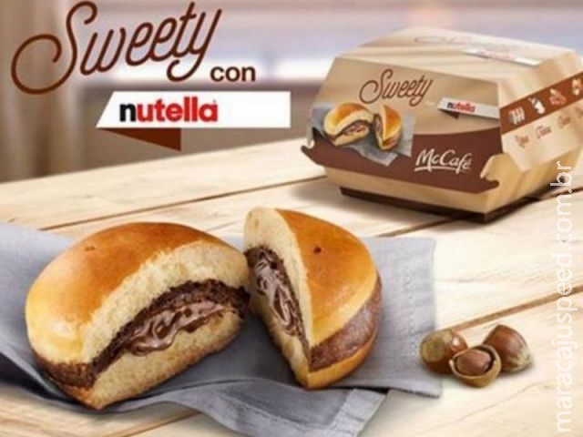 McDonald "s lança sanduíche de Nutella na Itália McDonald "s lança sanduíche de Nutella na Itália