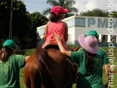 Sancionada lei que difunde a prática da equoterapia em MS Sancionada lei que difunde a prática da equoterapia em MS