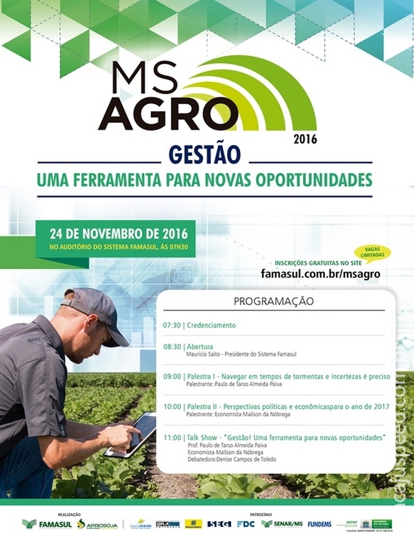 Programação MS Agro 2016