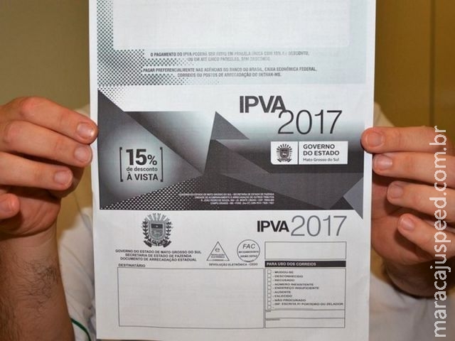 Governo de MS divulga tabela com valor de cálculo do IPVA para 2017