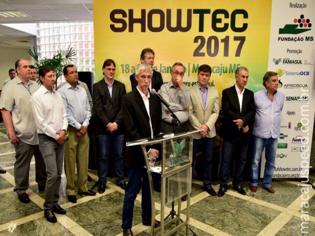 Showtec 2017: lançamento reúne lideranças políticas e do agro no Sistema Famasul Showtec 2017: lançamento reúne lideranças políticas e do agro no Sistema Famasul