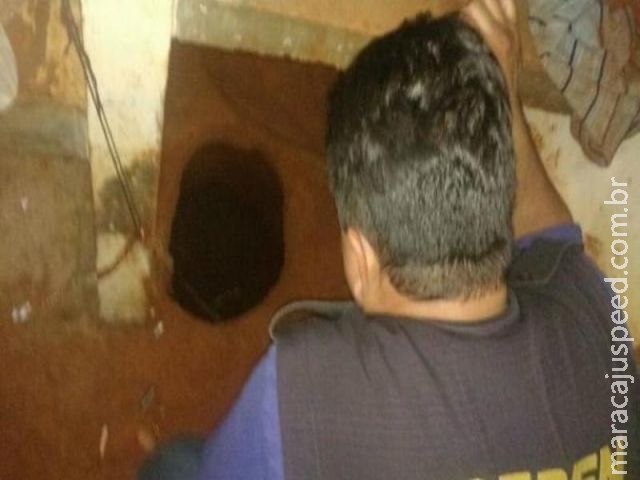 Presos cavam túnel de 12 metros em Dourados Presos cavam túnel de 12 metros em Dourados