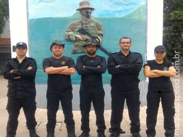Policiais Civis de Maracaju participam de curso com os Fuzileiros Navais Policiais Civis de Maracaju participam de curso com os Fuzileiros Navais