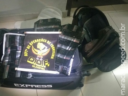 Espanhol é preso no Pantanal de MS com cocaína em mochila e mala