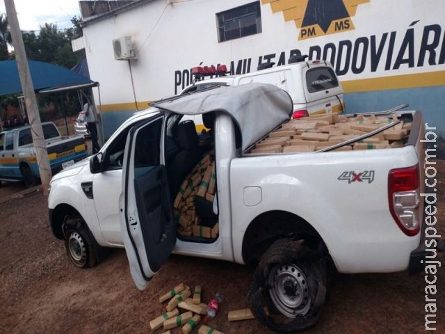 Maracaju: PRE BOP Vista Alegre apreende 990 kg de maconha na MS-164