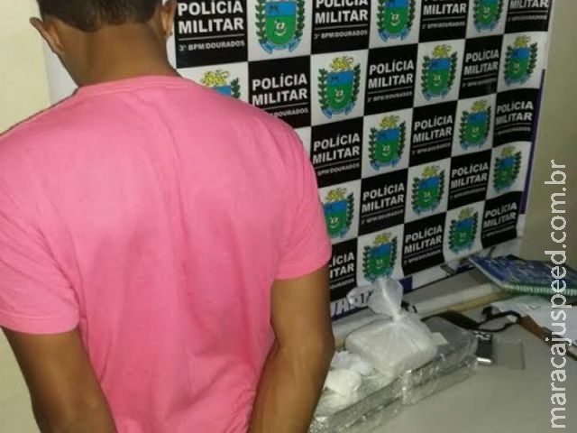 PM flagra conversa no whatsApp e prende rapaz com cocaína