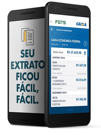 Consulta de contas inativas do FGTS pode ser feita por celular