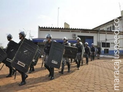Presos abrem celas e PM faz pente-fino contra princípio de motim na Penitenciária Estadual de Dourados