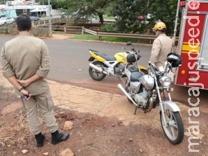 Piloto fura sinal vermelho e causa colisão em cruzamento com semáforo na Capital