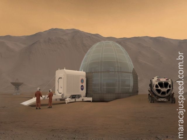  O surpreendente material que a Nasa quer usar para fazer casas para suas missões em Marte