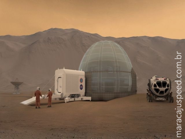 O surpreendente material que a Nasa quer usar para fazer casas para suas missões em Marte O surpreendente material que a Nasa quer usar para fazer casas para suas missões em Marte