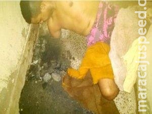 Ao tentar esconder celular, preso fica com braço entalado em ralo por 7 horas