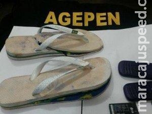 Até no chinelo: Presídios de MS batem recorde de apreensão de celulares