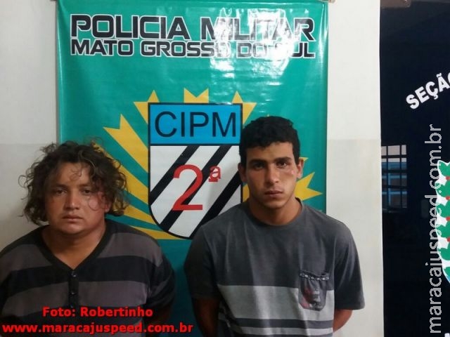 Dois assaltantes maracajuenses vão à Rio Brilhante roubar motocicleta, se encontram com “conhecidos” e dois são presos após perseguição na BR-267