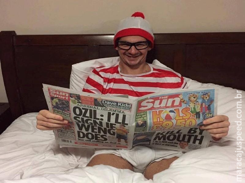Homem procurado se veste de Wally para desafiar polícia britânica Homem procurado se veste de Wally para desafiar polícia britânica
