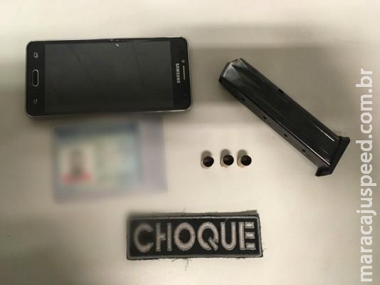 Jovem é atingido por tiro dentro de bar e Choque prende suspeito em MS