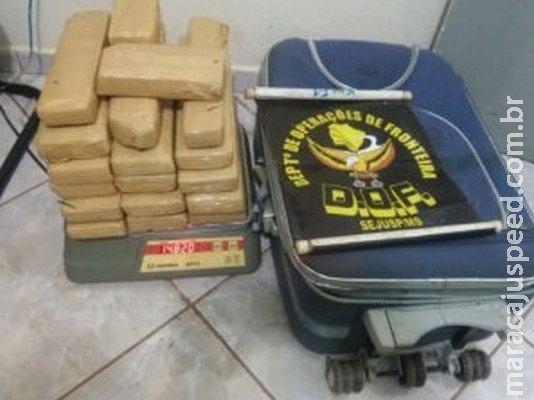 Paranaense de 17 anos é apreendida em flagrante depois de buscar droga em MS