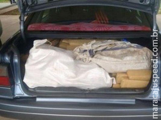 Preso na BR-267, homem receberia R$ 20 mil para transportar 200 kg de maconha