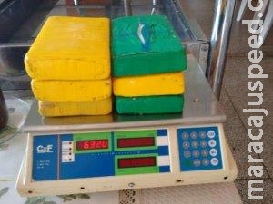 PRF intercepta picape com carga de cocaína avaliada em R$ 189 mil