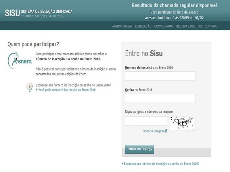 Sisu 2017: resultados são divulgados Sisu 2017: resultados são divulgados