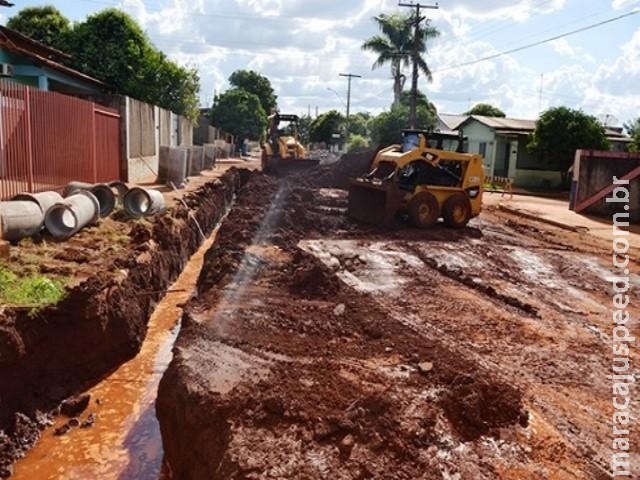 Sudeco destina R$ 1 milhão para conclusão de obras de drenagem e asfalto em Maracaju