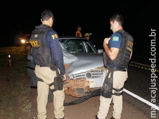 Ciclista morre atropelado na BR-163