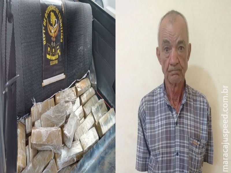 DOF prende idoso de 72 anos por tráfico de drogas na fronteira DOF prende idoso de 72 anos por tráfico de drogas na fronteira